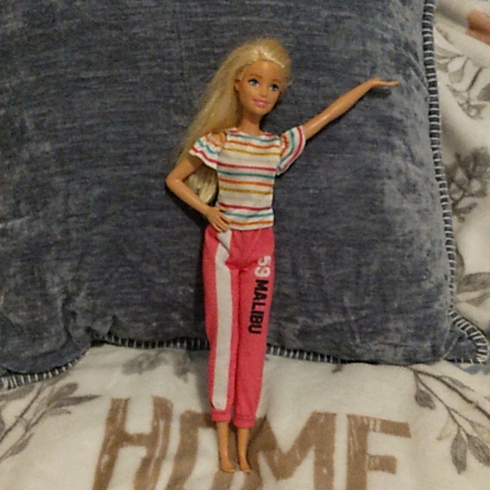 Blonde barbie doll
